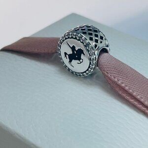 Pandora Alberta Bead Charm Travel Pendant Bead Charm |S925 Sterling Silver